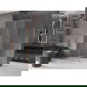 Mexen Velar ścianka prysznicowa rozsuwana Walk-in 70 x 200 cm, szron 8 mm, miedź szczotkowana - 871-070-000-33-65