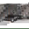 Mexen Velar ścianka prysznicowa rozsuwana Walk-in 70 x 200 cm, szron 8 mm, miedź szczotkowana - 871-070-000-33-65