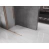 Mexen Velar ścianka prysznicowa rozsuwana Walk-in 100 x 200 cm, szron 8 mm, miedź szczotkowana - 871-100-000-33-65