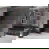 Mexen Velar ścianka prysznicowa rozsuwana Walk-in 90 x 200 cm, grafit 8 mm, miedź szczotkowana - 871-090-000-43-65