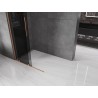 Mexen Velar ścianka prysznicowa rozsuwana Walk-in 80 x 200 cm, grafit 8 mm, miedź szczotkowana - 871-080-000-43-65