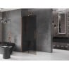 Mexen Velar ścianka prysznicowa rozsuwana Walk-in 100 x 200 cm, grafit 8 mm, miedź szczotkowana - 871-100-000-43-65