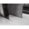 Mexen Velar ścianka prysznicowa rozsuwana Walk-in 100 x 200 cm, grafit 8 mm, miedź szczotkowana - 871-100-000-43-65