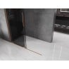 Mexen Velar ścianka prysznicowa rozsuwana Walk-in 150 x 200 cm, grafit 8 mm, miedź szczotkowana - 871-150-000-43-65