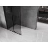 Mexen Velar ścianka prysznicowa rozsuwana Walk-in 80 x 200 cm, grafit 8 mm, czarna - 871-080-000-43-70