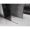 Mexen Velar ścianka prysznicowa rozsuwana Walk-in 130 x 200 cm, grafit 8 mm, czarna - 871-130-000-43-70