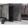 Mexen Velar ścianka prysznicowa rozsuwana Walk-in 150 x 200 cm, grafit 8 mm, czarna - 871-150-000-43-70