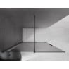 Mexen Velar ścianka prysznicowa rozsuwana Walk-in 150 x 200 cm, grafit 8 mm, czarna - 871-150-000-43-70