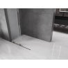Mexen Velar ścianka prysznicowa rozsuwana Walk-in 70 x 200 cm, szron 8 mm, gun gray szczotkowany - 871-070-000-33-66