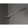 Mexen Velar ścianka prysznicowa rozsuwana Walk-in 100 x 200 cm, szron 8 mm, gun gray szczotkowany - 871-100-000-33-66