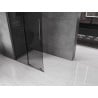 Mexen Velar ścianka prysznicowa rozsuwana Walk-in 85 x 200 cm, grafit 8 mm, gun gray szczotkowany - 871-085-000-43-66