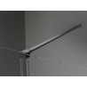 Mexen Velar ścianka prysznicowa rozsuwana Walk-in 100 x 200 cm, grafit 8 mm, gun gray szczotkowany - 871-100-000-43-66