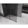 Mexen Velar ścianka prysznicowa rozsuwana Walk-in 140 x 200 cm, grafit 8 mm, gun gray szczotkowany - 871-140-000-43-66