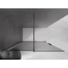 Mexen Velar ścianka prysznicowa rozsuwana Walk-in 140 x 200 cm, grafit 8 mm, gun gray szczotkowany - 871-140-000-43-66