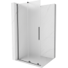 Mexen Velar ścianka prysznicowa rozsuwana Walk-in 85 x 200 cm, szron 8 mm, gun metal - 871-085-000-33-95