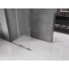 Mexen Velar ścianka prysznicowa rozsuwana Walk-in 100 x 200 cm, szron 8 mm, gun metal - 871-100-000-33-95