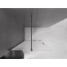 Mexen Velar ścianka prysznicowa rozsuwana Walk-in 110 x 200 cm, szron 8 mm, gun metal - 871-110-000-33-95