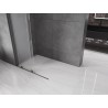 Mexen Velar ścianka prysznicowa rozsuwana Walk-in 85 x 200 cm, szron 8 mm, gun metal - 871-085-000-33-95