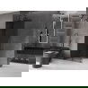 Mexen Velar ścianka prysznicowa rozsuwana Walk-in 90 x 200 cm, grafit 8 mm, gun metal - 871-090-000-43-95