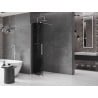 Mexen Velar ścianka prysznicowa rozsuwana Walk-in 85 x 200 cm, grafit 8 mm, nikiel szczotkowany - 871-085-000-43-97
