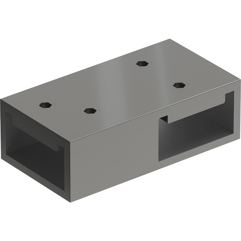 Mexen Uni-T łącznik T do wsporników ściennych, gun metal - 800-09-95