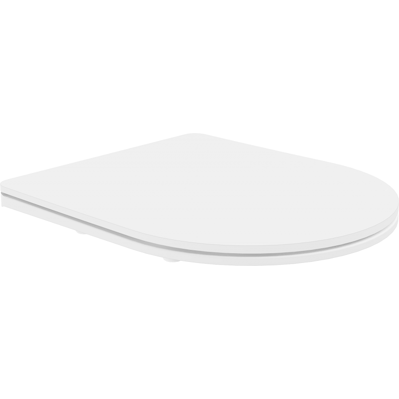 Mexen deska wolnoopadająca slim, duroplast, biała mat - 39740001