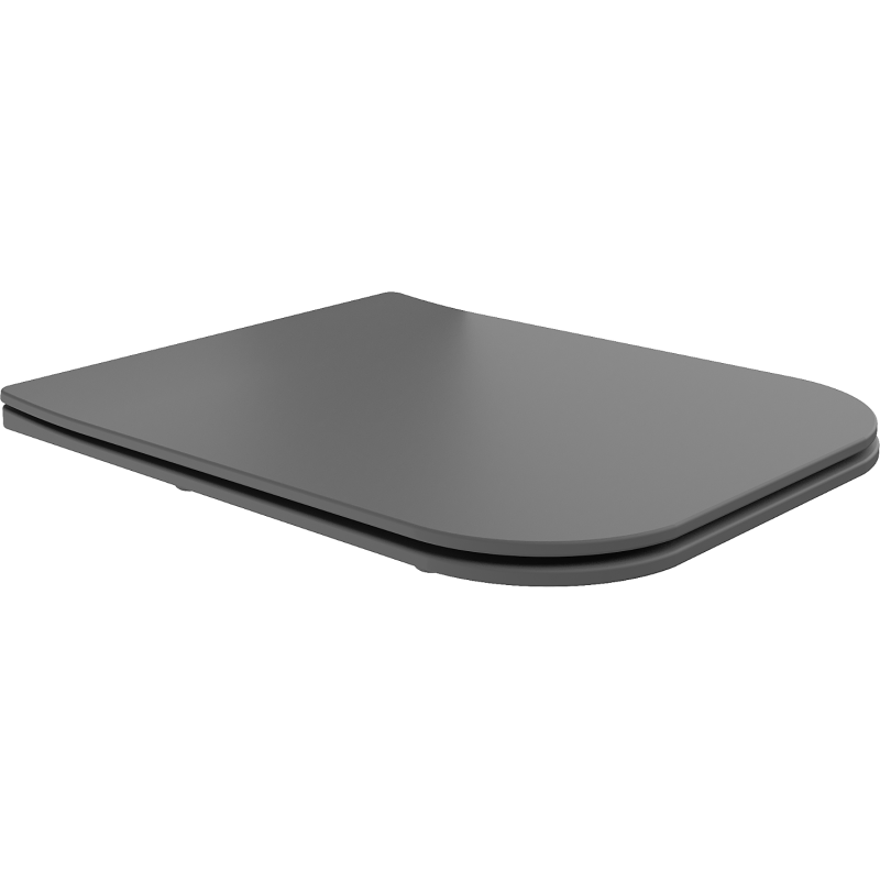 Mexen Madox deska wolnoopadająca slim, duroplast, szara ciemna mat - 39154061