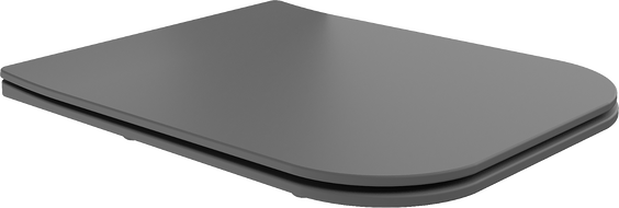 Mexen Madox deska wolnoopadająca slim, duroplast, szara ciemna mat - 39154061