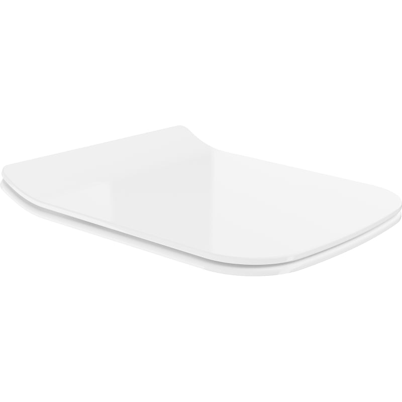 Mexen deska wolnoopadająca slim, duroplast, biała połysk - 39240000
