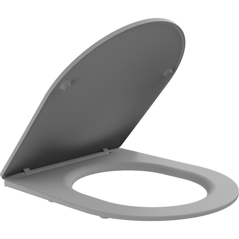 Mexen deska wolnoopadająca slim, duroplast, szara jasna mat - 39740061