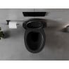 Mexen Egg miska wc Rimless z deską wolnoopadającą slim, duroplast, czarna mat - 30245070