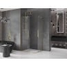 Mexen Velar L Duo kabina prysznicowa rozsuwana 90 x 80 cm, transparent, złota - 871-090-080-02-03-50