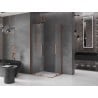 Mexen Velar L Duo kabina prysznicowa rozsuwana 100 x 90 cm, transparent, różowe złoto - 871-100-090-02-03-60