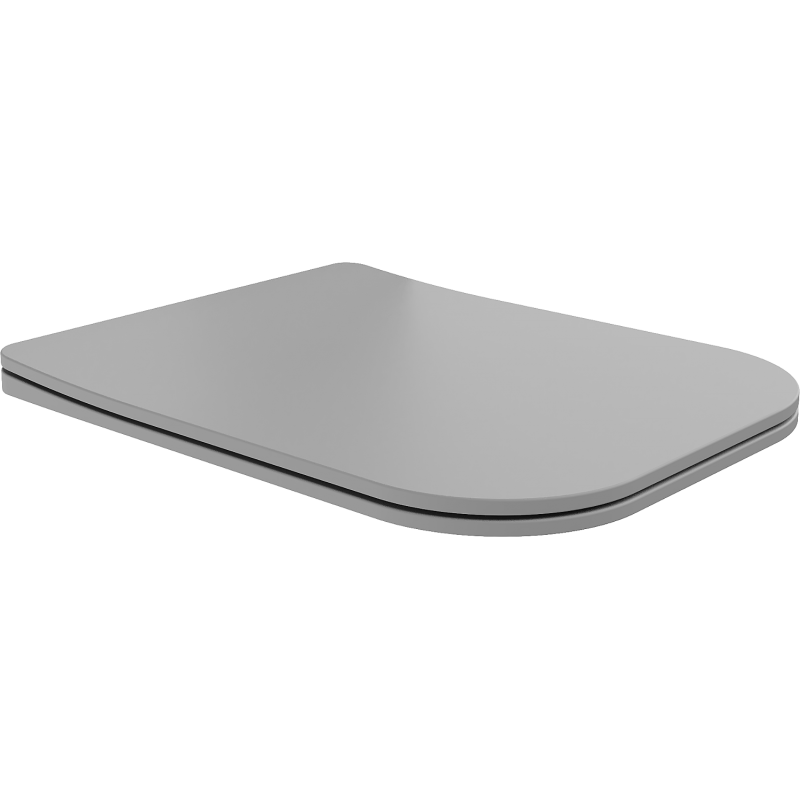 Mexen Teo deska wolnoopadająca slim, duroplast, szara jasna mat - 39840061
