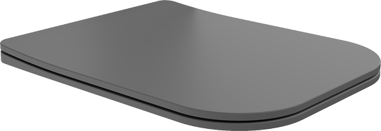 Mexen Teo deska wolnoopadająca slim, duroplast, szara ciemna mat - 39840071