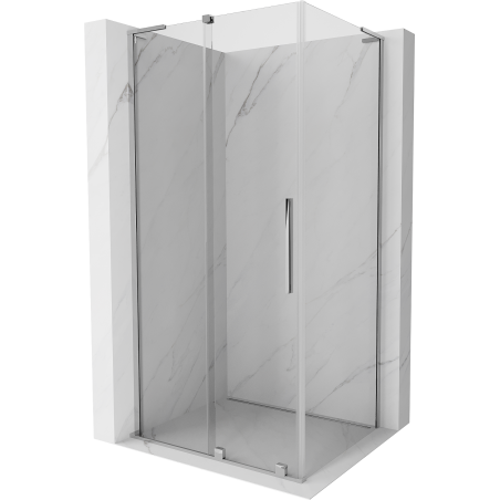 Mexen Velar L kabina prysznicowa rozsuwana 90 x 75 cm, transparent, chrom - 871-090-075-03-01