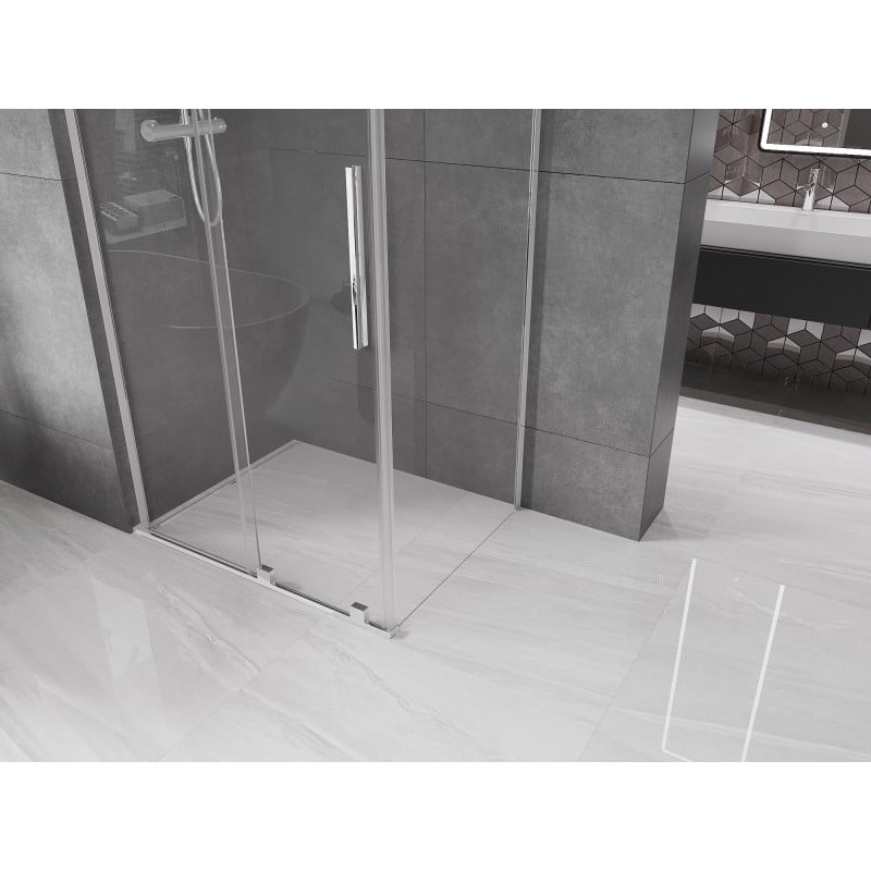 Mexen Velar L kabina prysznicowa rozsuwana 120 x 75 cm, transparent, chrom - 871-120-075-03-01