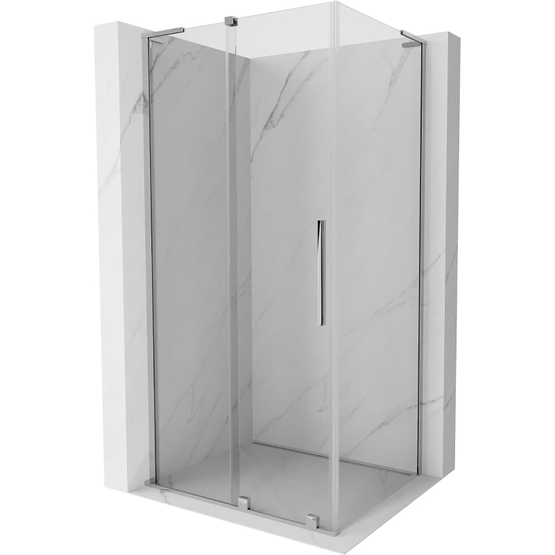 Mexen Velar L kabina prysznicowa rozsuwana 120 x 80 cm, transparent, chrom - 871-120-080-03-01