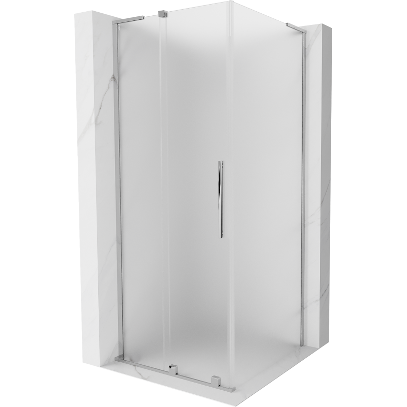 Mexen Velar L kabina prysznicowa rozsuwana 90 x 90 cm, szron, chrom - 871-090-090-33-01