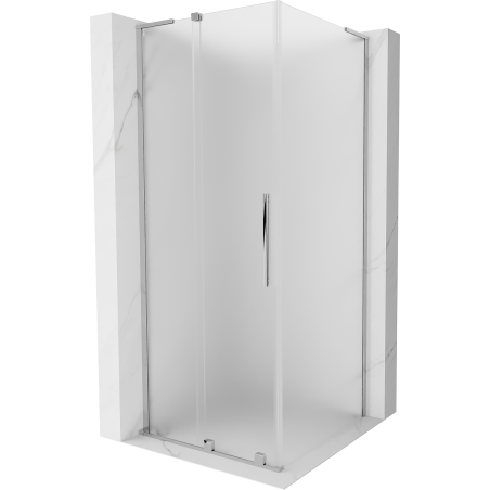 Mexen Velar L kabina prysznicowa rozsuwana 90 x 90 cm, szron, chrom - 871-090-090-33-01