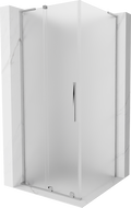 Mexen Velar L kabina prysznicowa rozsuwana 100 x 100 cm, szron, chrom - 871-100-100-33-01