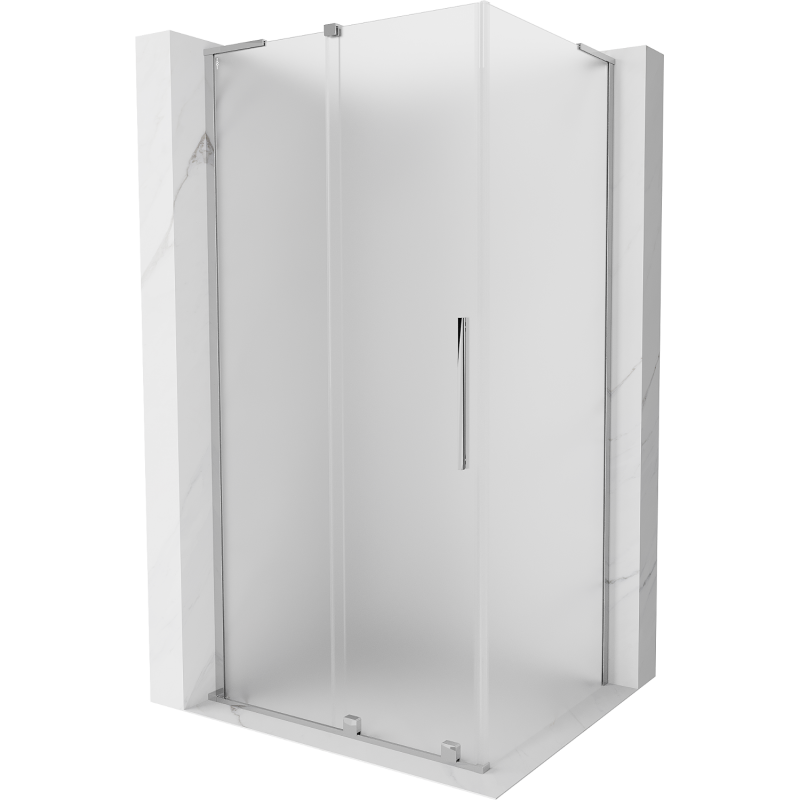 Mexen Velar L kabina prysznicowa rozsuwana 90 x 85 cm, szron, chrom - 871-090-085-33-01