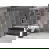 Mexen Velar L kabina prysznicowa rozsuwana 100 x 85 cm, szron, chrom - 871-100-085-33-01