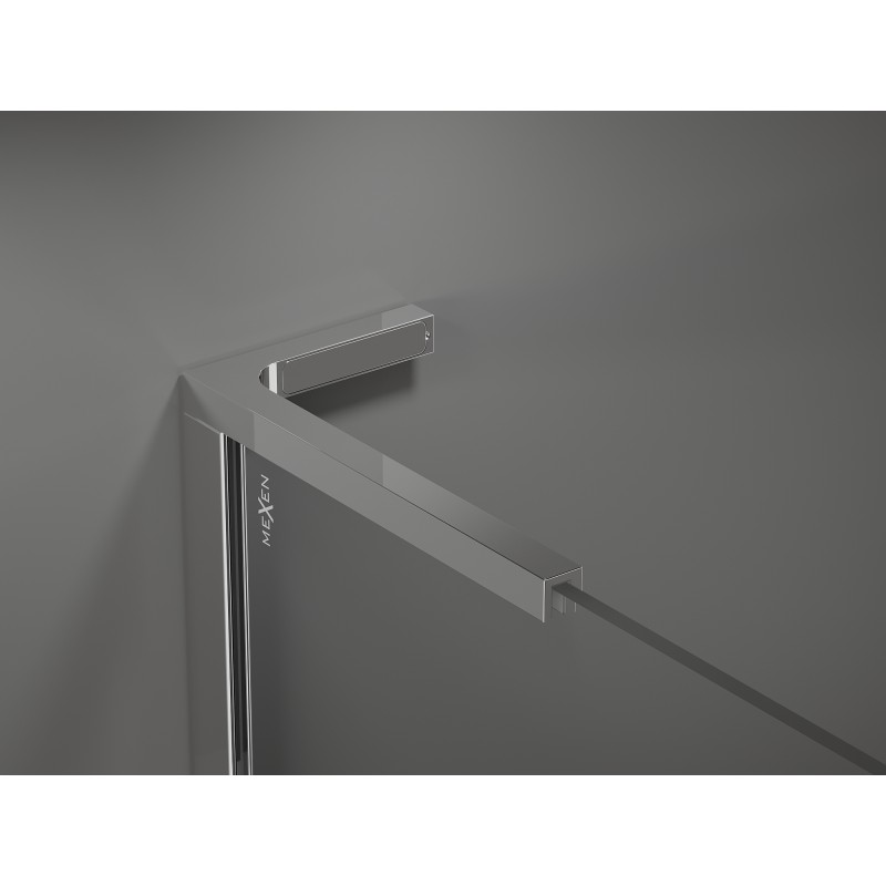 Mexen Velar L kabina prysznicowa rozsuwana 110 x 100 cm, szron, chrom - 871-110-100-33-01