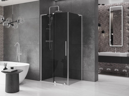 Mexen Velar L kabina prysznicowa rozsuwana 120 x 100 cm, grafit, chrom - 871-120-100-43-01