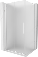 Mexen Velar L kabina prysznicowa rozsuwana 90 x 80 cm, szron, biała - 871-090-080-33-20