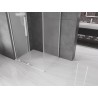 Mexen Velar L kabina prysznicowa rozsuwana 100 x 80 cm, szron, biała - 871-100-080-33-20