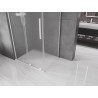Mexen Velar L kabina prysznicowa rozsuwana 100 x 80 cm, szron, biała - 871-100-080-33-20