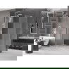 Mexen Velar L kabina prysznicowa rozsuwana 120 x 85 cm, szron, biała - 871-120-085-33-20