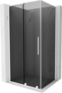 Mexen Velar L kabina prysznicowa rozsuwana 90 x 80 cm, grafit, biała - 871-090-080-43-20
